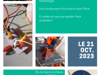 Le samedi 21 octobre 2023 : porte ouverte au Fab lab